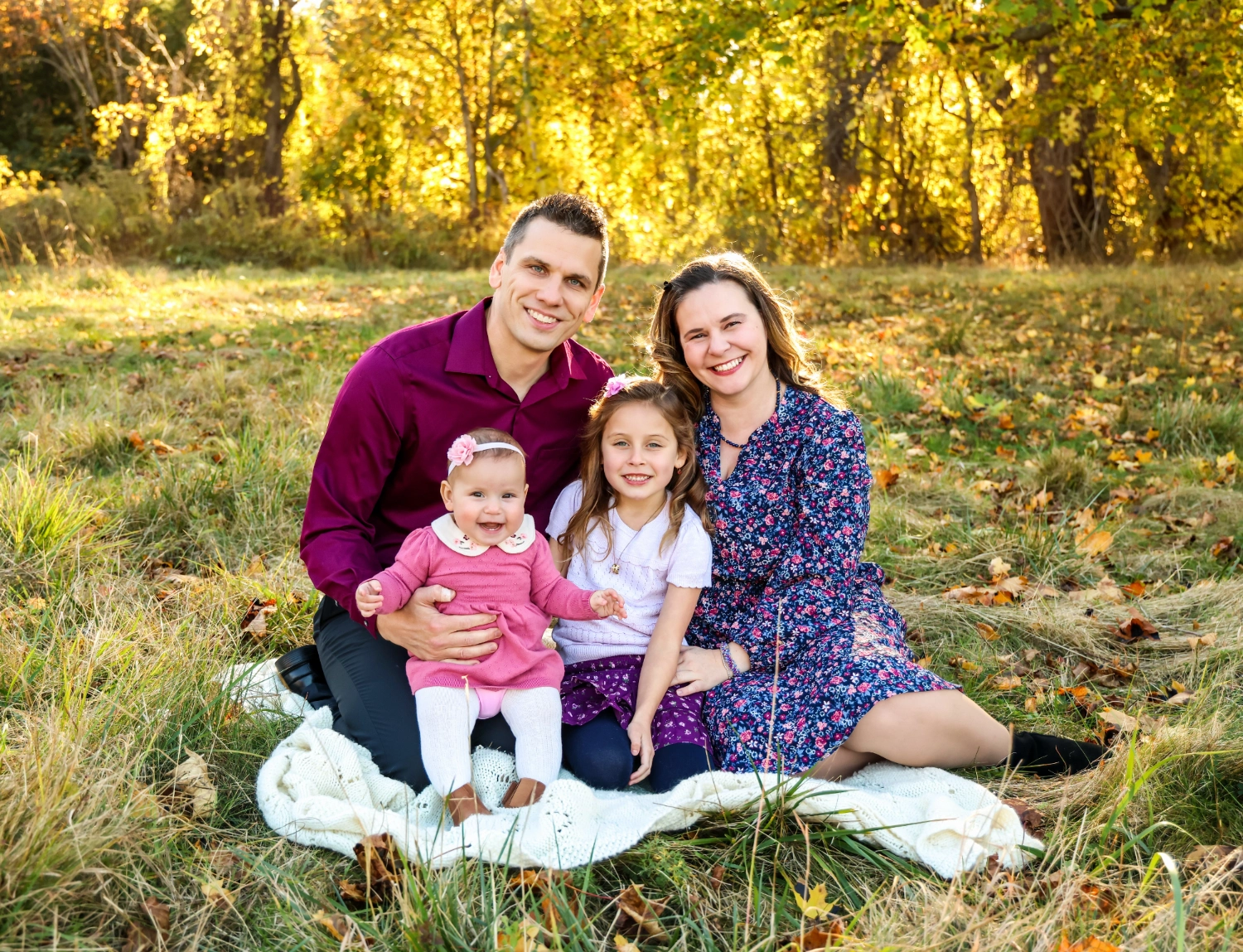 Ruschak family in fall 2025